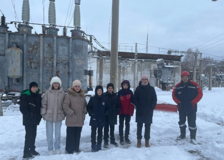 Профориентационная экскурсия на ВЭС п.Абан.